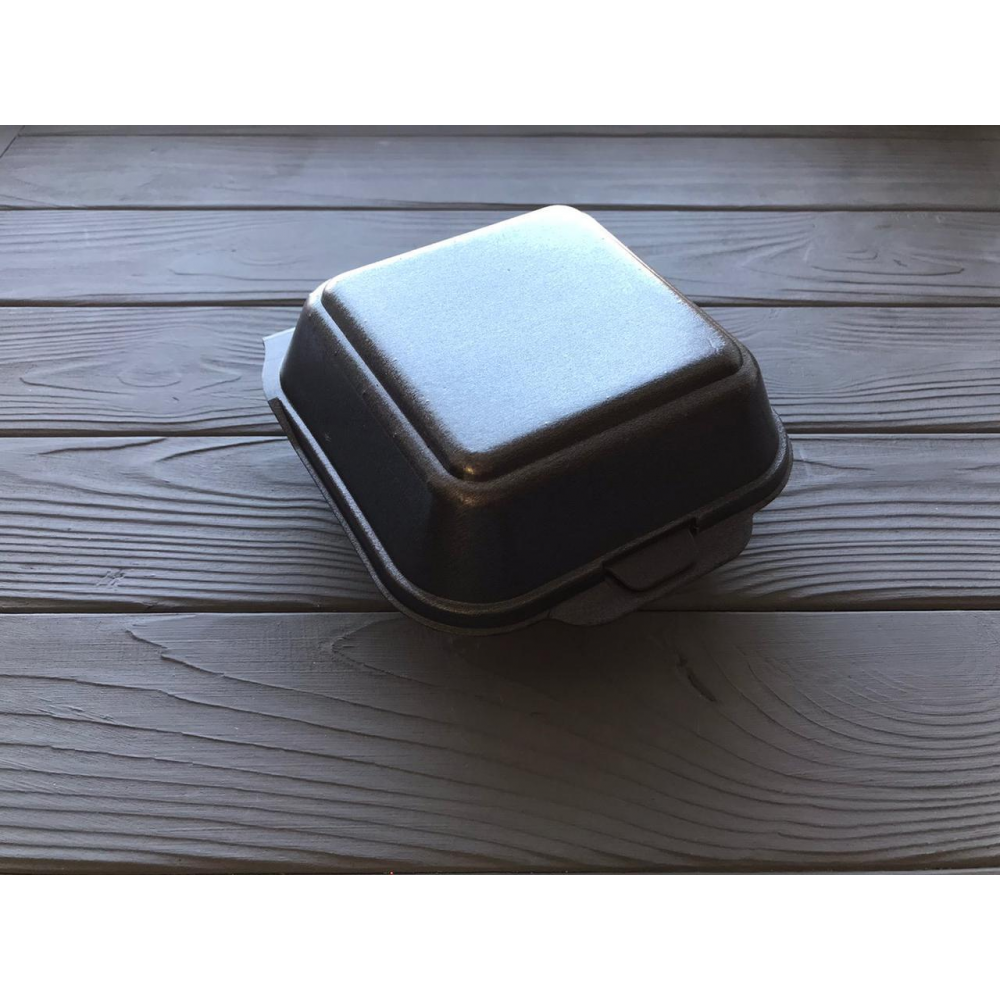 Ланч-бокс HB-7 чорний (250/500шт) 135x135x70 мм