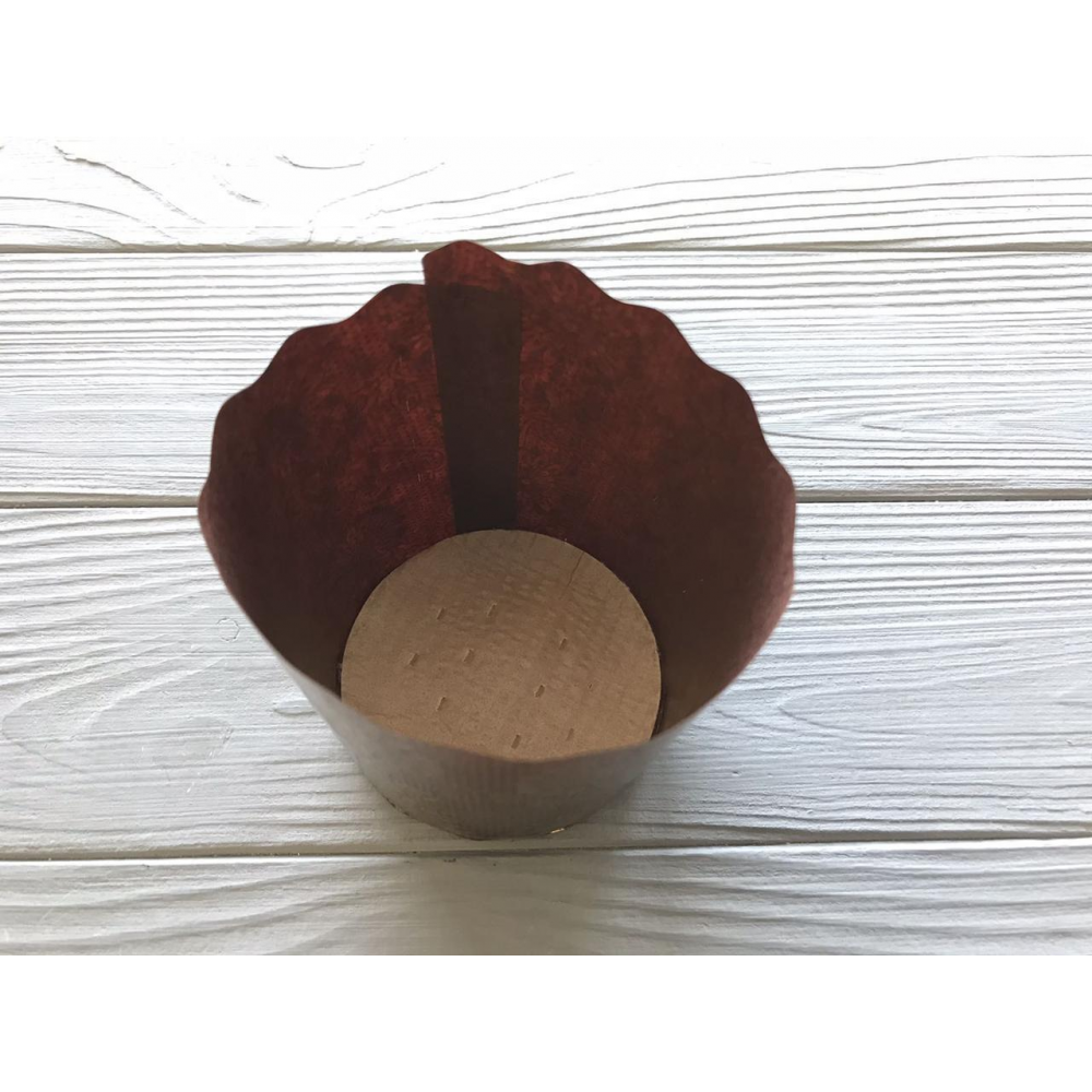 Форма для пасхи коричнева Ø70 мм ФП7