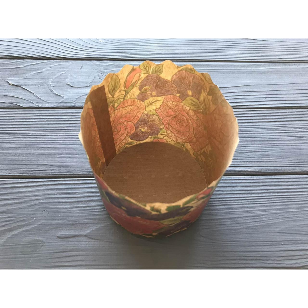 Форма для пасхи коричнева Ø90 мм ФП16