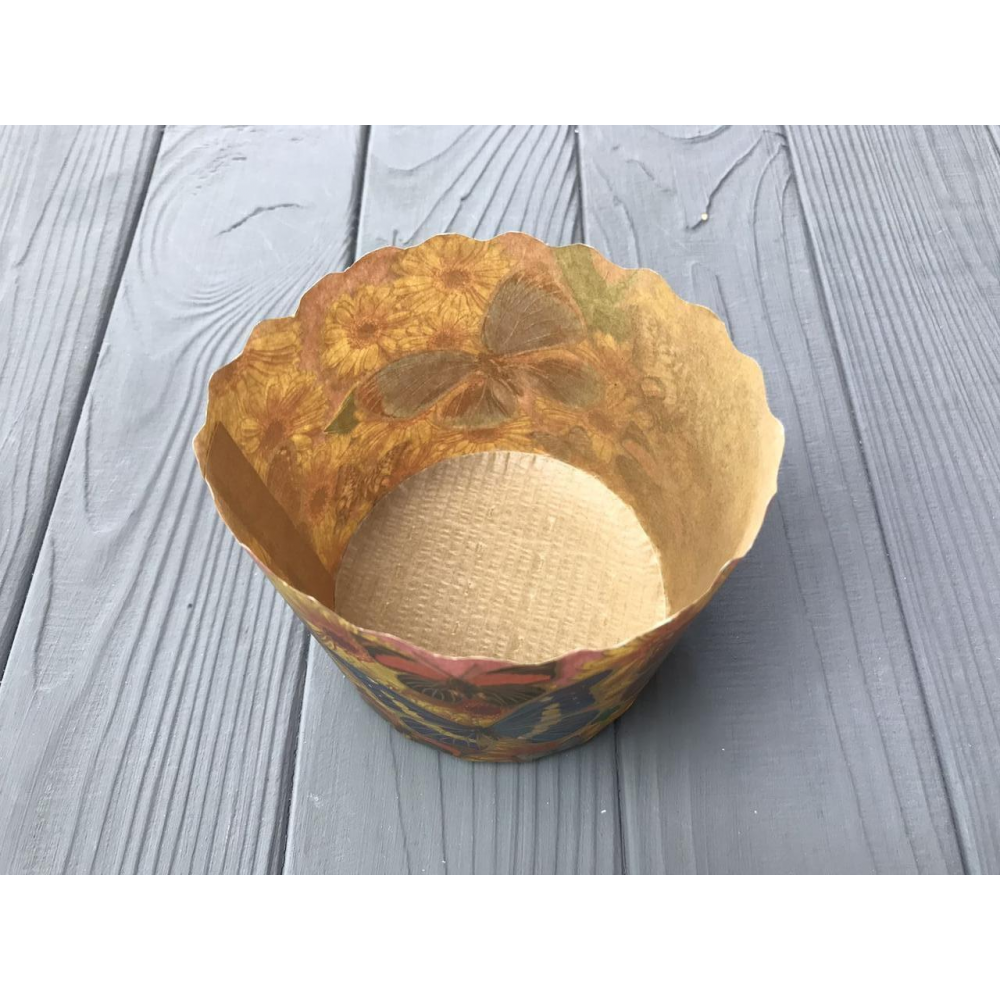 Форма для пасхи коричнева Ø90 мм ФП10