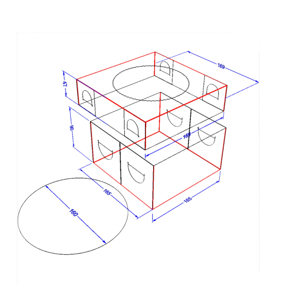 Упаковка для торта 
