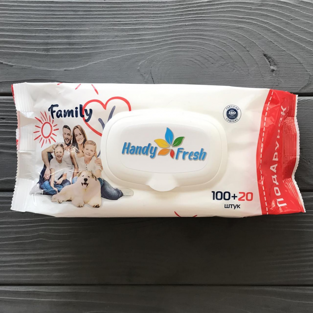 Волога серветка а-100+20 Family 