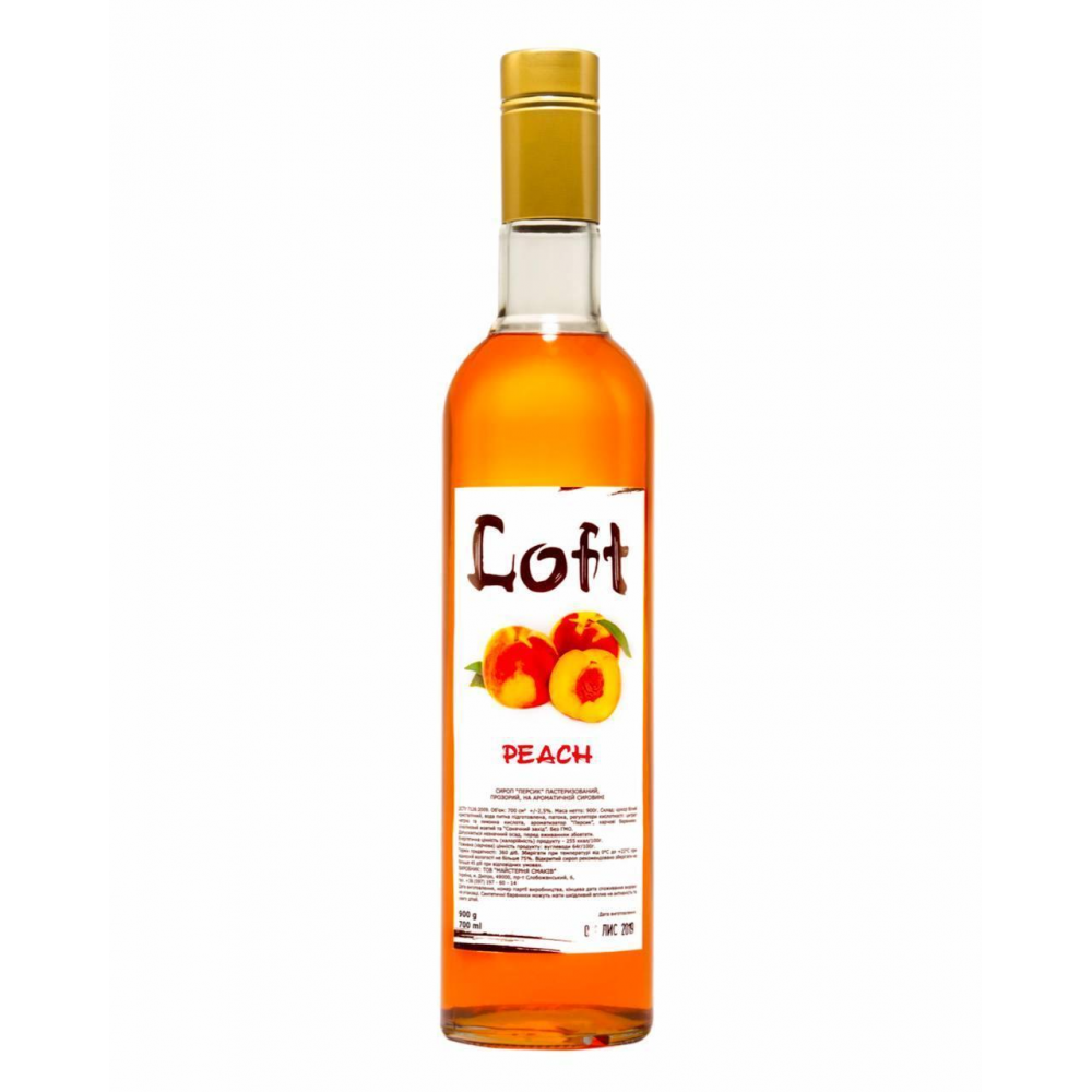 Сироп Персик 0,7л Loft