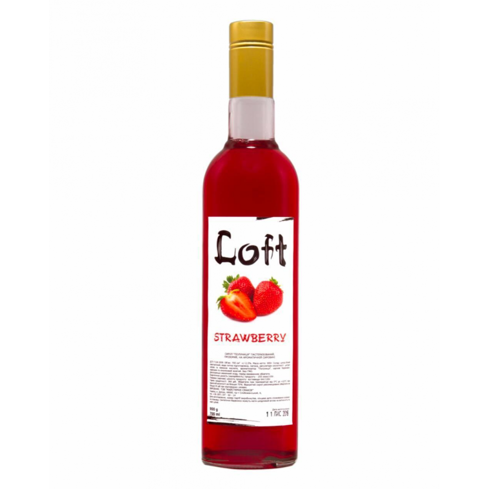 Сироп Полуниця 0,7л Loft