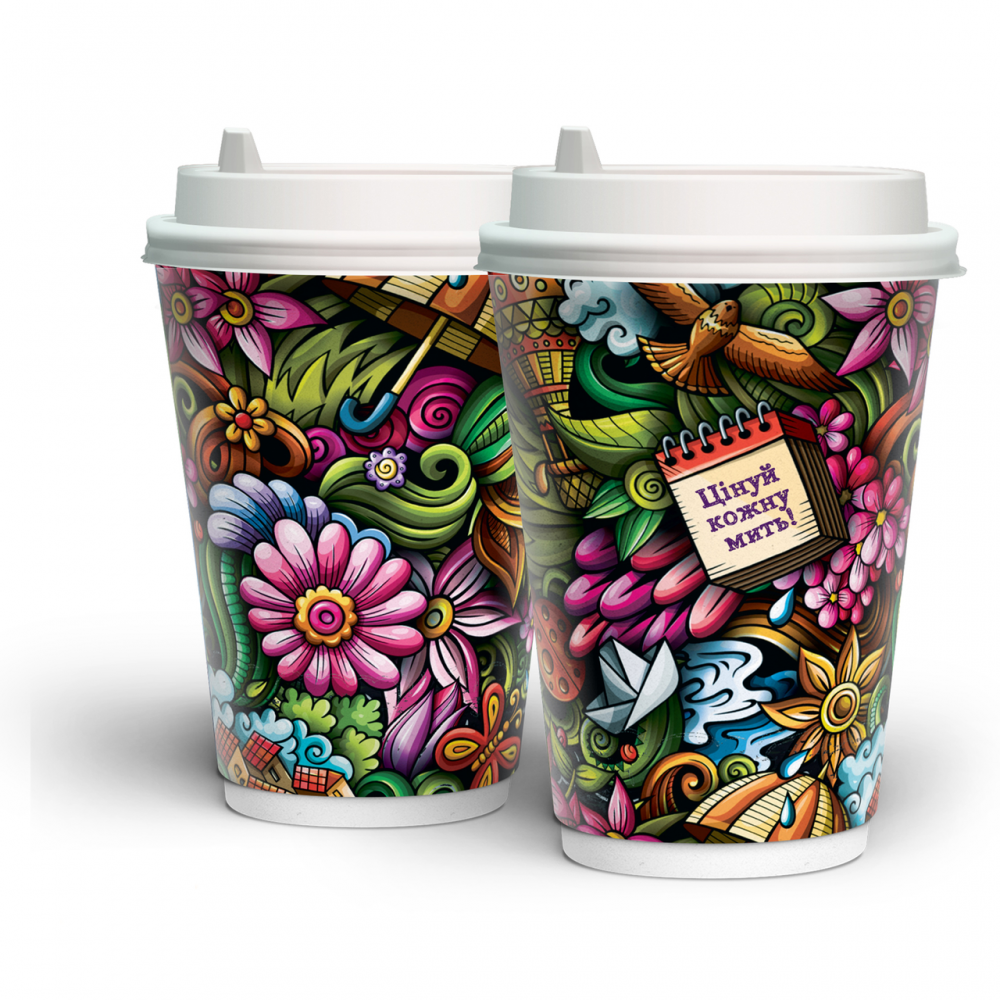 Double wall стакан Календарь 110 мл (двухслойный)