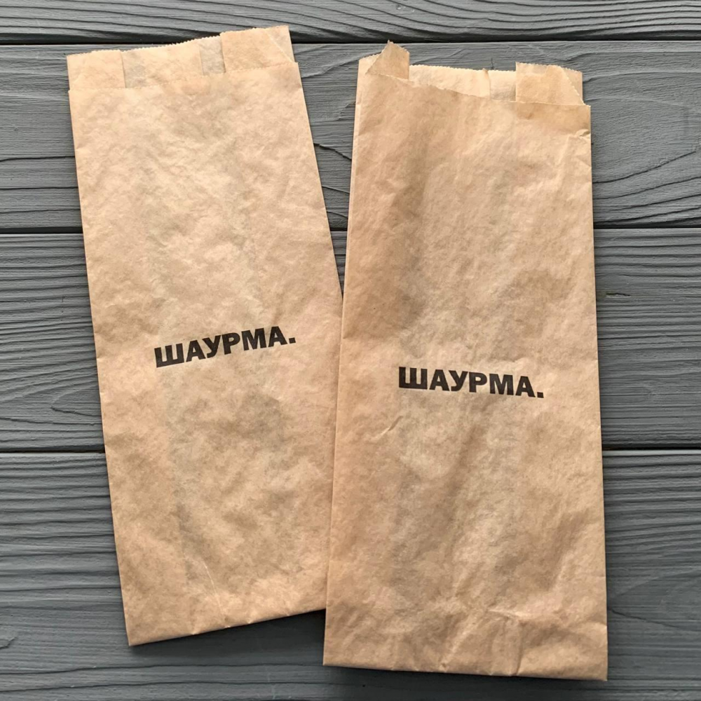 Упаковка для Шаурмы 220х90х50 мм 40гр/м2 (средняя плотность) 2200Ф
