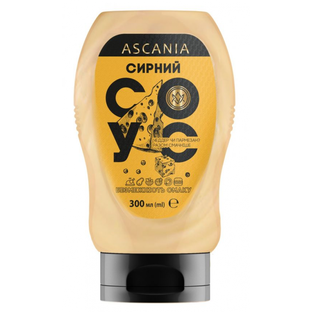 Соус-пляшка сирний 300 мл (300гр) (10шт/ящ)
