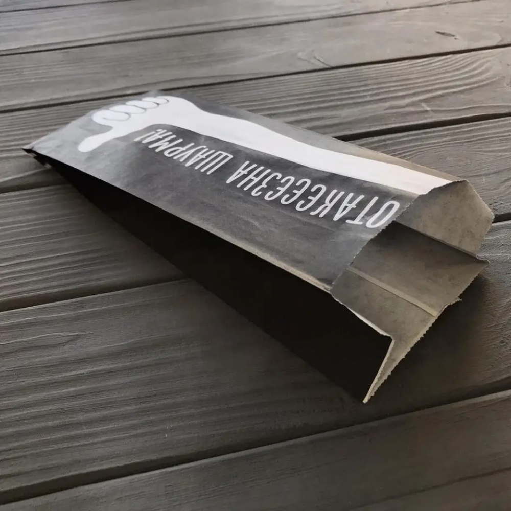 Пакет паперовий для Шаурми 230х90х50 мм 45гр/м2 (середня жиростійкість) 1600Ф