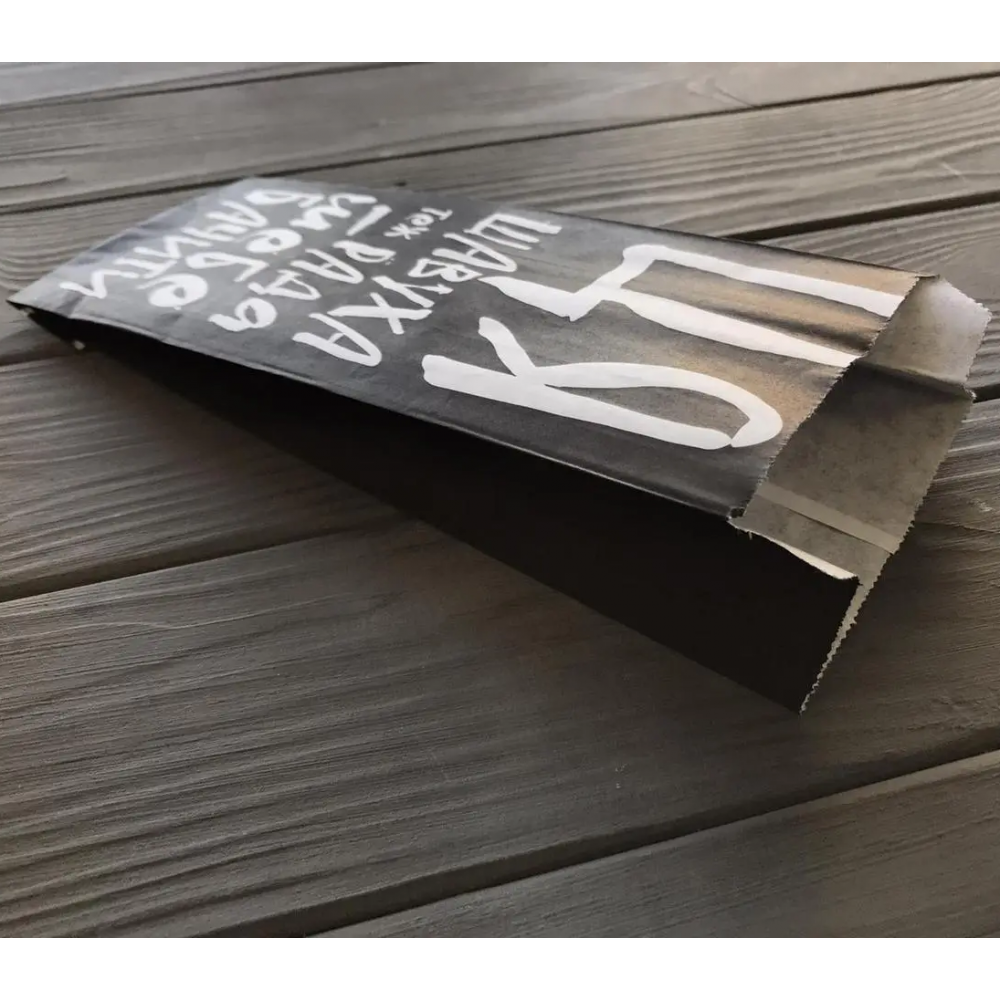 Пакет паперовий для Шаурми 230х90х50 мм 45гр/м2 (середня жиростійкість) 1700Ф