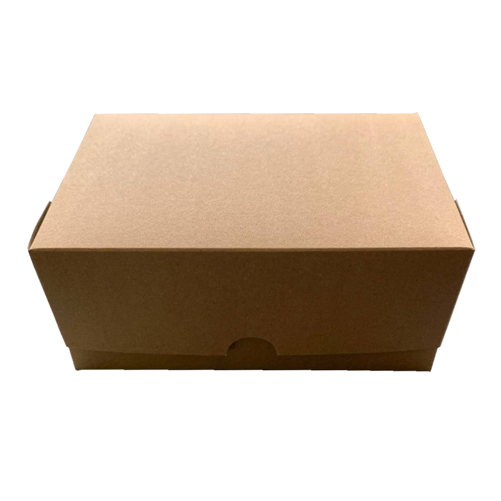 Коробка картонная 180х120х80 мм коричневая KPM200