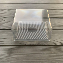 Упаковка для тістечок ПЕТ 130х120х65 мм PL2