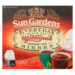 Чай Sun Gardens чорний (100пак.)