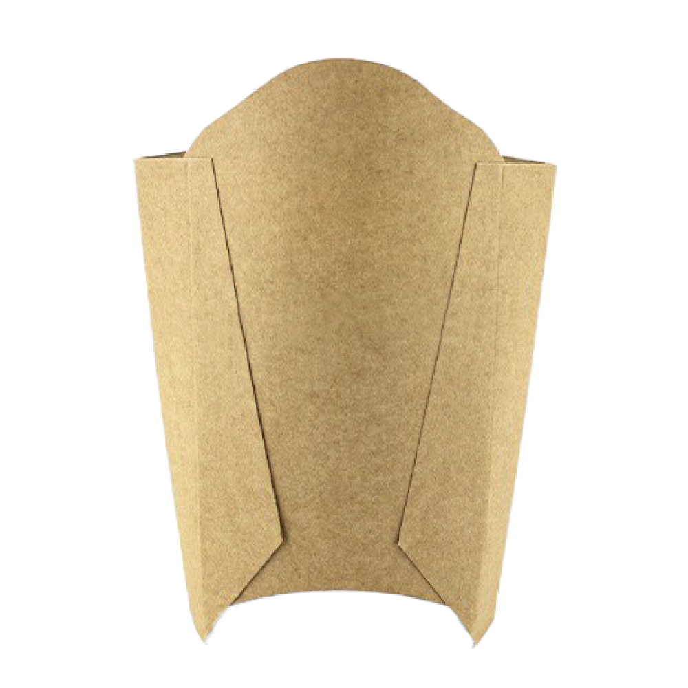 PLFK2 Упаковка для картофеля фри картона крафт MIDI (25-50шт/уп/525-2000шт/ящ)