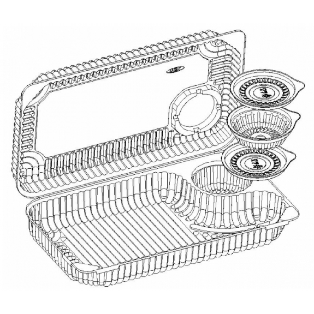 Упаковка для суші IT-372 1130 мл