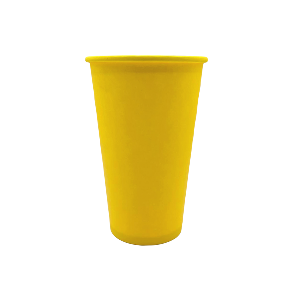 Стакан однослойный Maxi Yellow 450мл (50шт/уп|24уп/ящ) 90мм UMY450