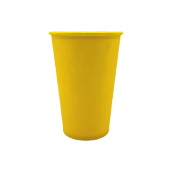 Стакан однослойный Maxi Yellow 340мл (50шт/уп|30уп/ящ) 80мм UMY340