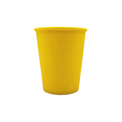 Стакан однослойный Maxi Yellow 250мл (50шт/уп|35уп/ящ) 80мм UMY250