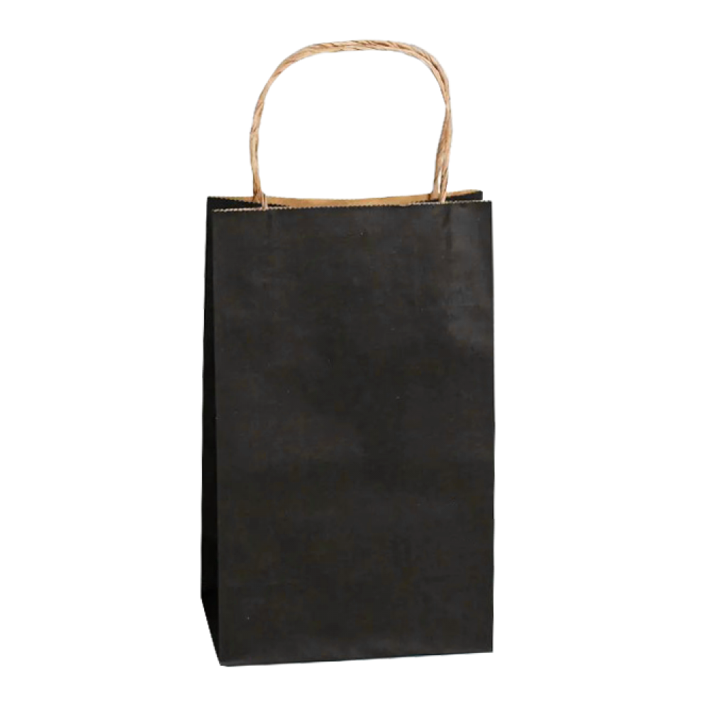 Пакет дно-ручки черный/бурый 310х200х350 80г/м2 (50шт/уп|150шт/ящ) 956Ф
