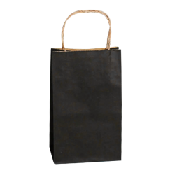 Пакет дно-ручки чорний/бурий 150х90х360 80г/м2 (50шт/уп|250шт/ящ) 955Ф