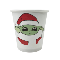 FC110WW Стакан однослойный Белая зима 110 мл FC