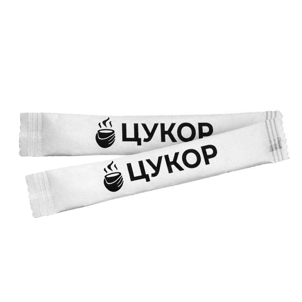 Цукор в стіках БРЕНД Чорно-білий 