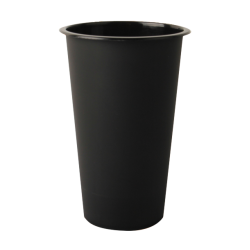 Стакан Bubble Tea 700мл ЧОРНИЙ Ø90мм (рівне дно) 25шт/уп|500шт/ящ