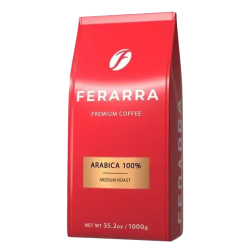 Кава в зернах Ferarra арабіка 100% 1кг