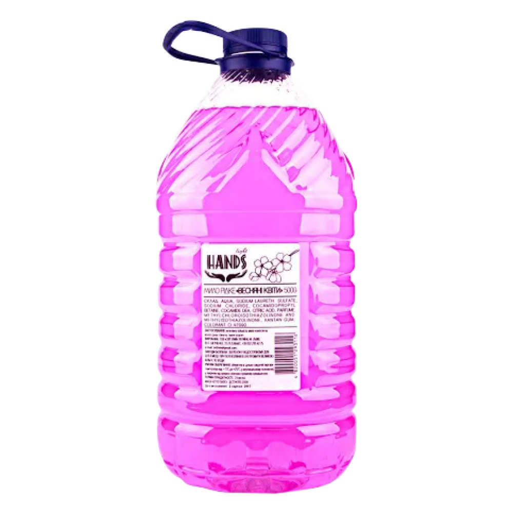 Жидкое мыло «Hands light» Весенние цветы 5л ПЭТ бутылка