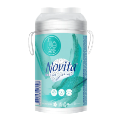 Диски ватні косметичні NOVITA Delicate (50шт/уп|48шт/ящ) 41102013