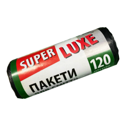 Пакет для сміття Супер люкс Premium 120л/25шт (20шт/ящ)