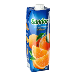 Сік SANDORA Апельсиновий 100% 0,95л
