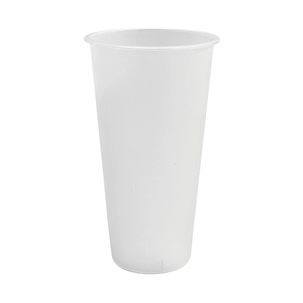 Стакан Bubble Tea 600мл МАТОВИЙ Ø90мм (рівне дно) 25шт/уп|500шт/ящ