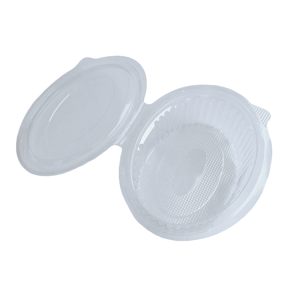 Соусник OVAL 100 мл PET с крышкой (100шт/уп|1000шт/ящ) OVAL100