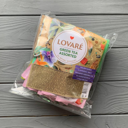 Чай Lovare Зеленый чай ассорти 50*1,5г Чай Lovare Зеленый чай ассорти 50*1,5г