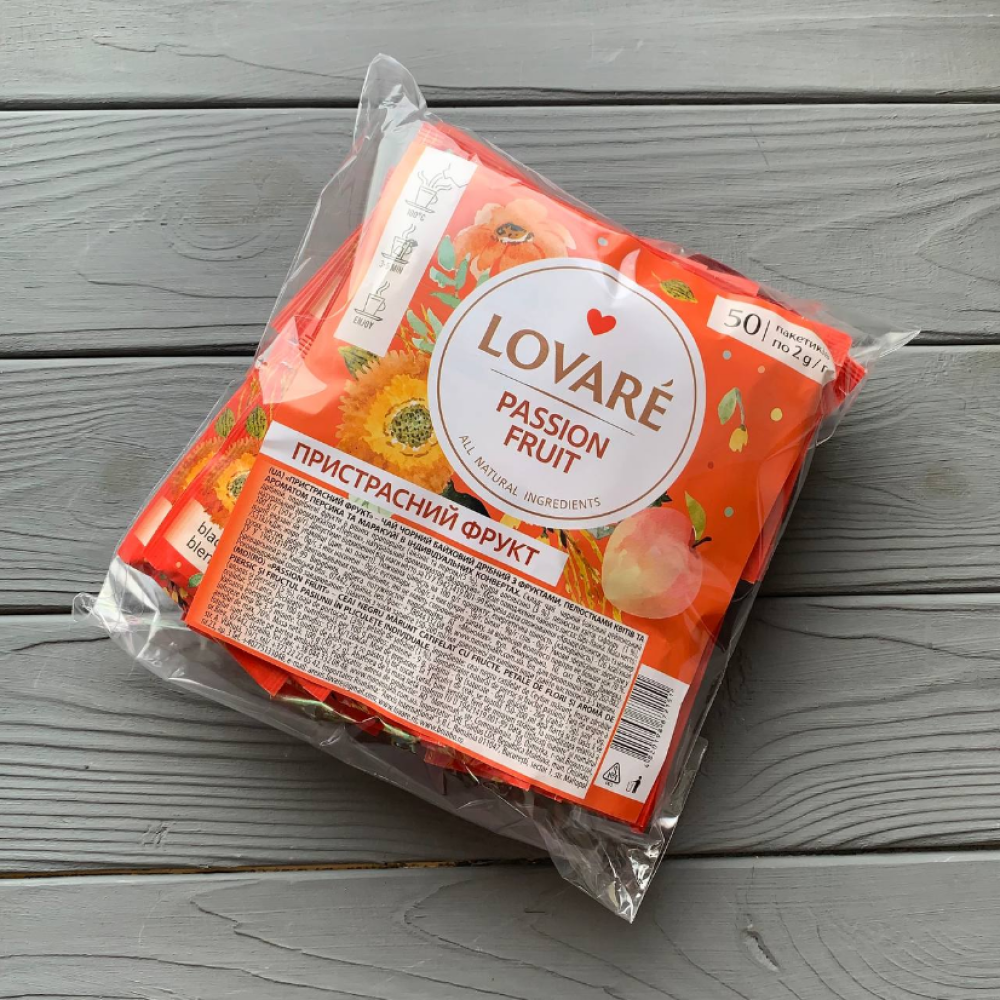 Чай Lovare Страстный фрукт 50*2г