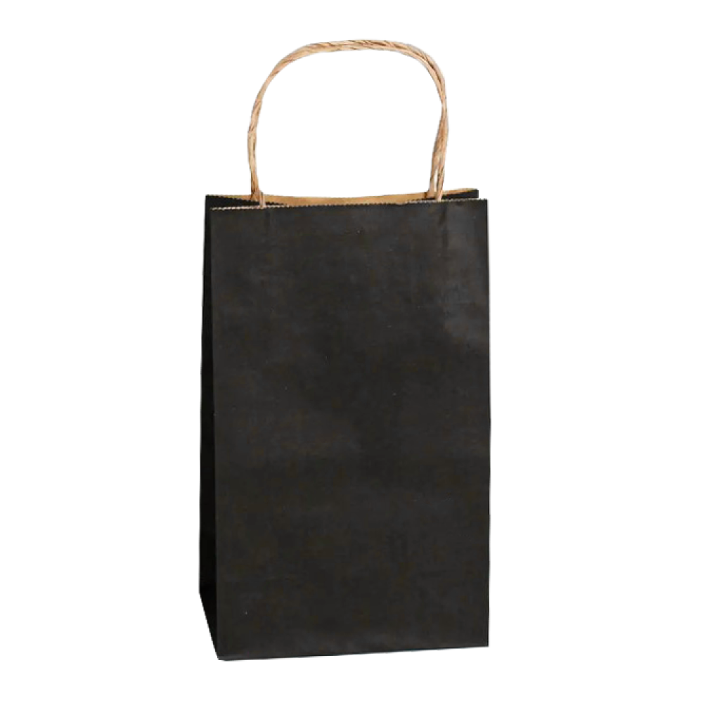 Пакет дно-ручки черный/бурый 310х200х350 80г/м2 (50шт/уп|150шт/ящ) 956Ф