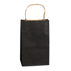 Пакет дно-ручки черный/бурый 310х200х350 80г/м2 (50шт/уп|150шт/ящ) 956Ф