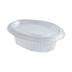 Соусник OVAL 100 мл PET с крышкой (100шт/уп|1000шт/ящ) OVAL100