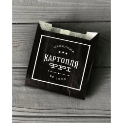 Упаковка для картофеля фри большая (150-200г) 140Ф