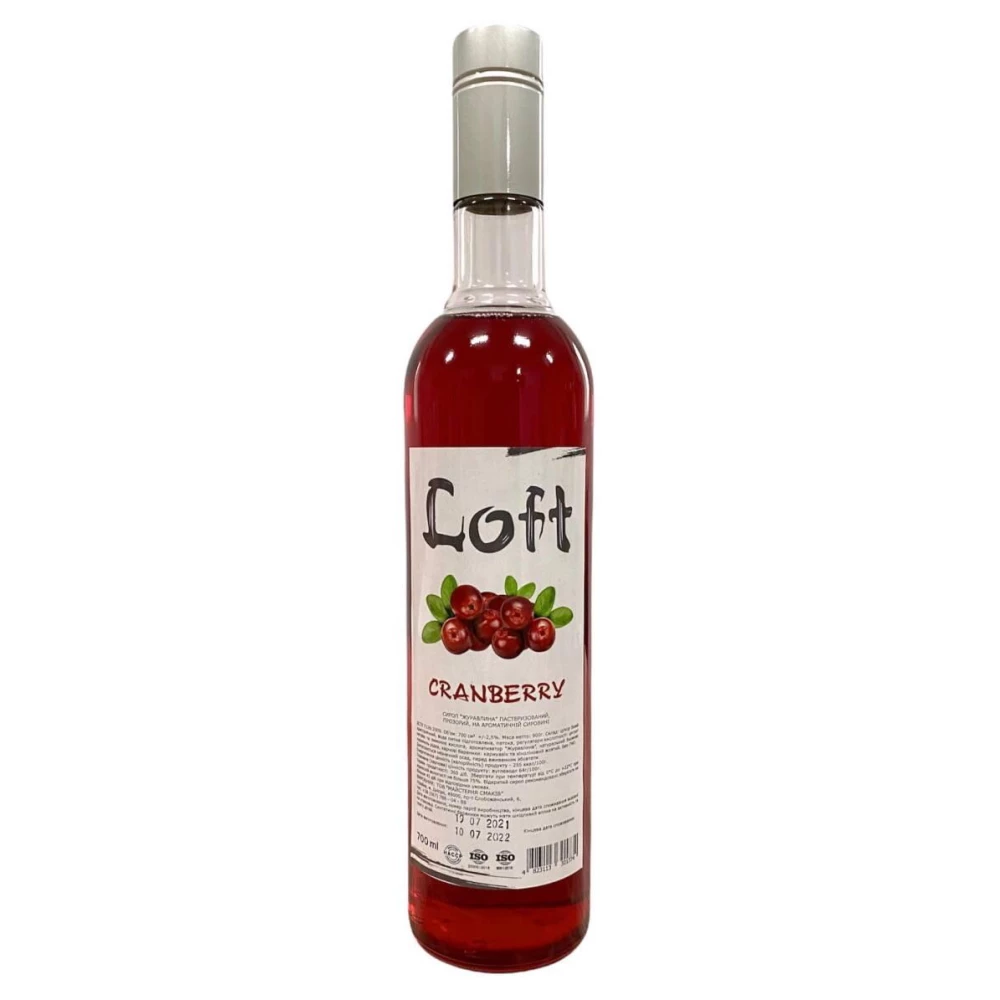 Сіроп Журавліна 0,7л Loft