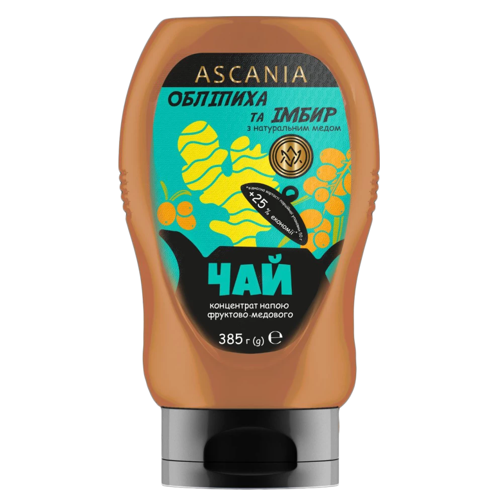 Чай-бутылка Облепиха-Имбирь 300 мл (400гр)