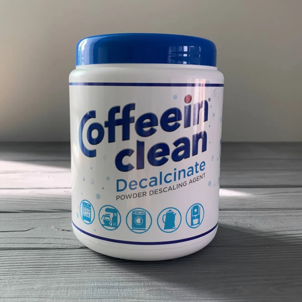 Порошок “Coffeein clean“ для снятия кальция 900г (Синий)