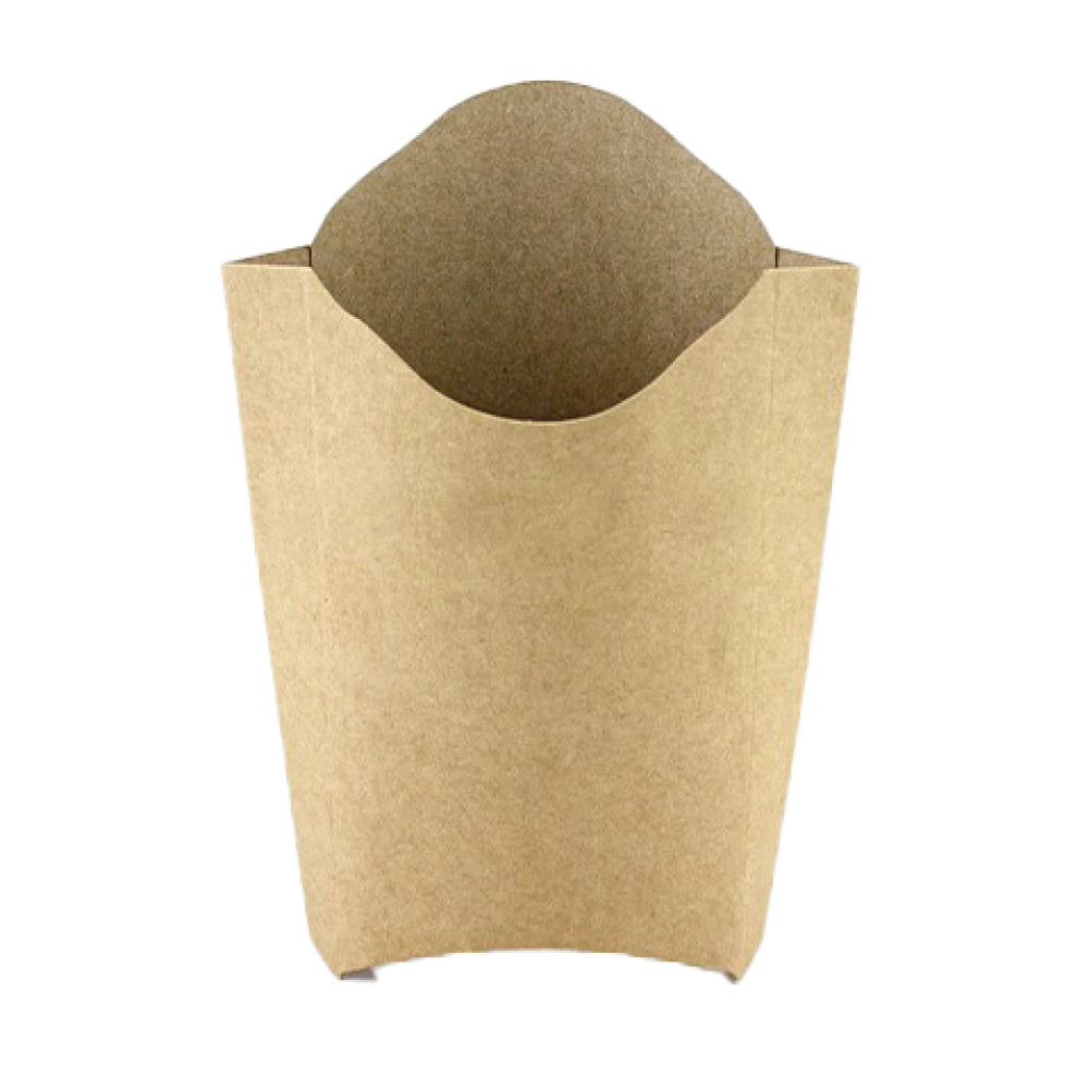 PLFK3 Упаковка для картоплі фрі картону крафт MAXI (50/2000)