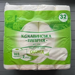 Бумага туалетная “Изумруд“ 2слой. целлюлоза 32шт/уп