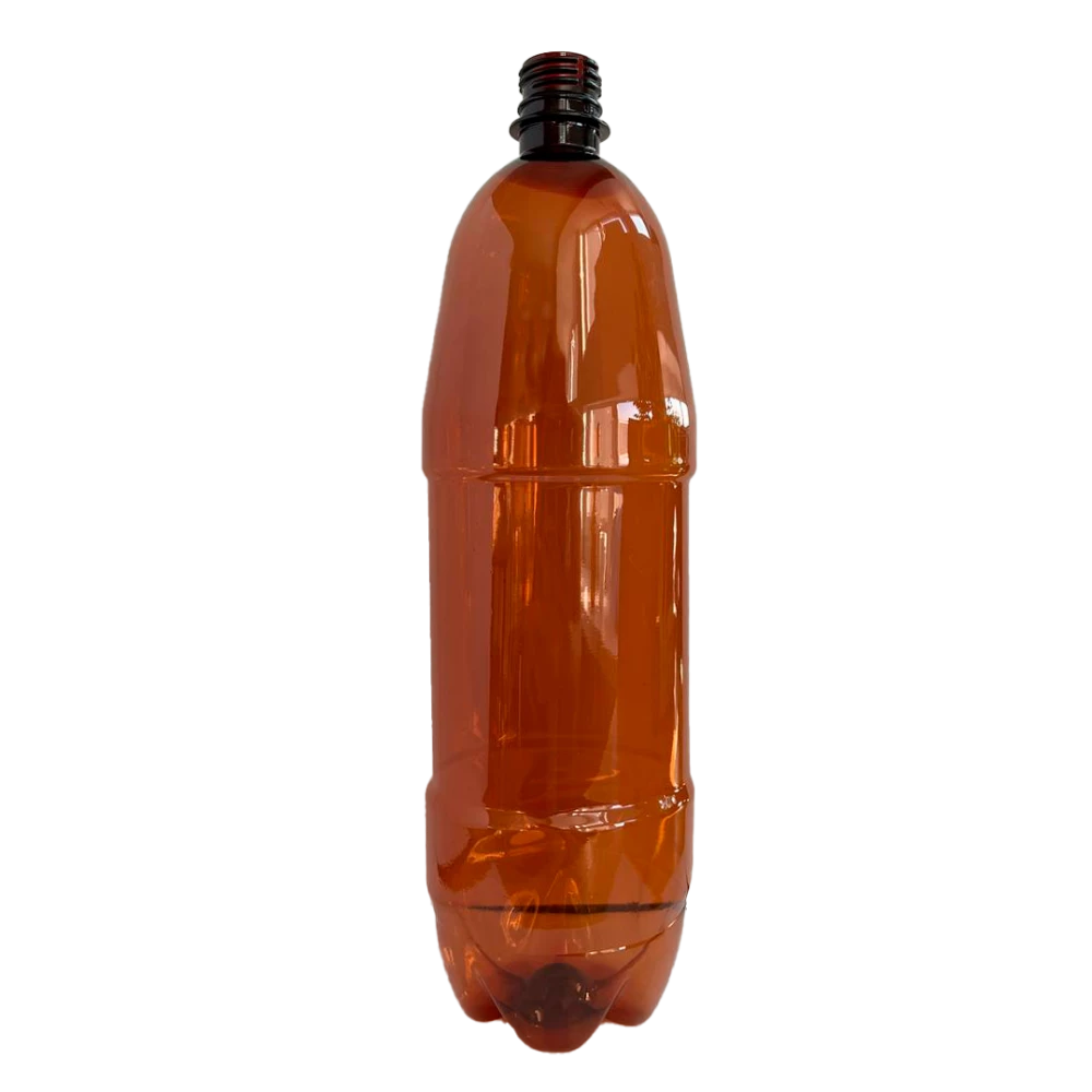 Бутылка ПЭТ 1.5 л росинка коричневая (100 шт)