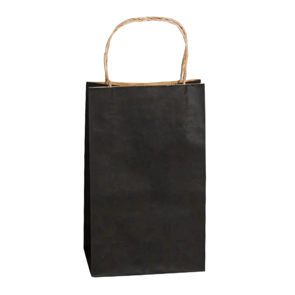 Пакет дно-ручки черный/бурый 310х200х350 80г/м2 (50шт/уп|150шт/ящ) 956Ф